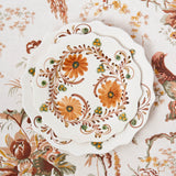 Autumn Flowers Starter Plates (Set of 4)