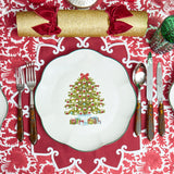 Mrs. Alice Christmas Tree Dinner Plate (Set of 4)