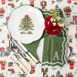 Mrs. Alice Christmas Tree Dinner & Starter Plates (Set of 8)