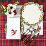 Red Berry Dinner & Starter Plates (Set of 8)