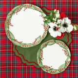 Red Berry Starter Plates (Set of 4)