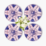 Kamari Pink & Blue Starter Plates (Set of 4)