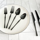 Laurel Flatware Set - Black