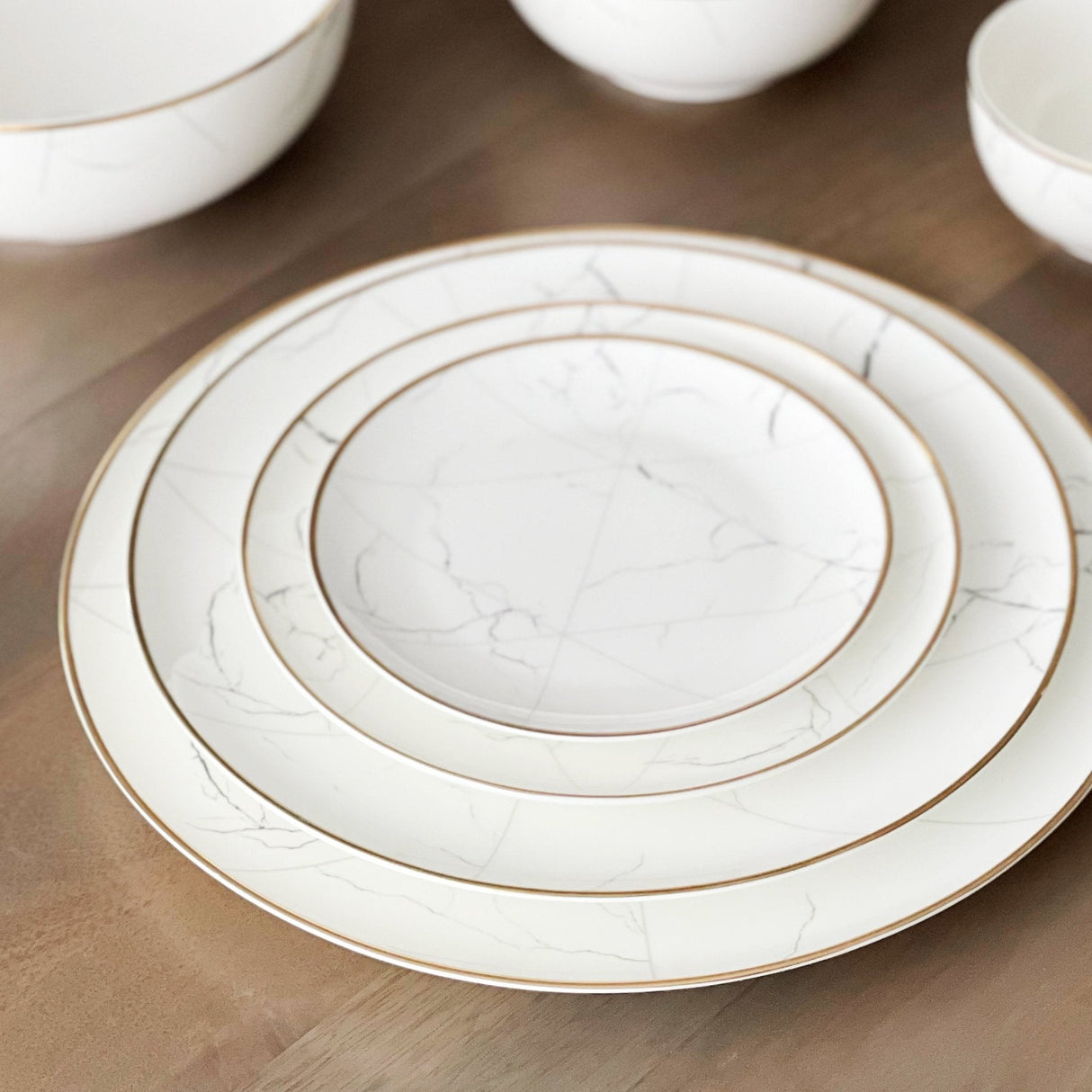 Marble Pattern 12" Serving Plate