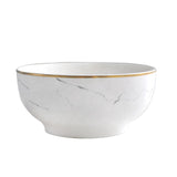 Marble and Gold Rim Bowl