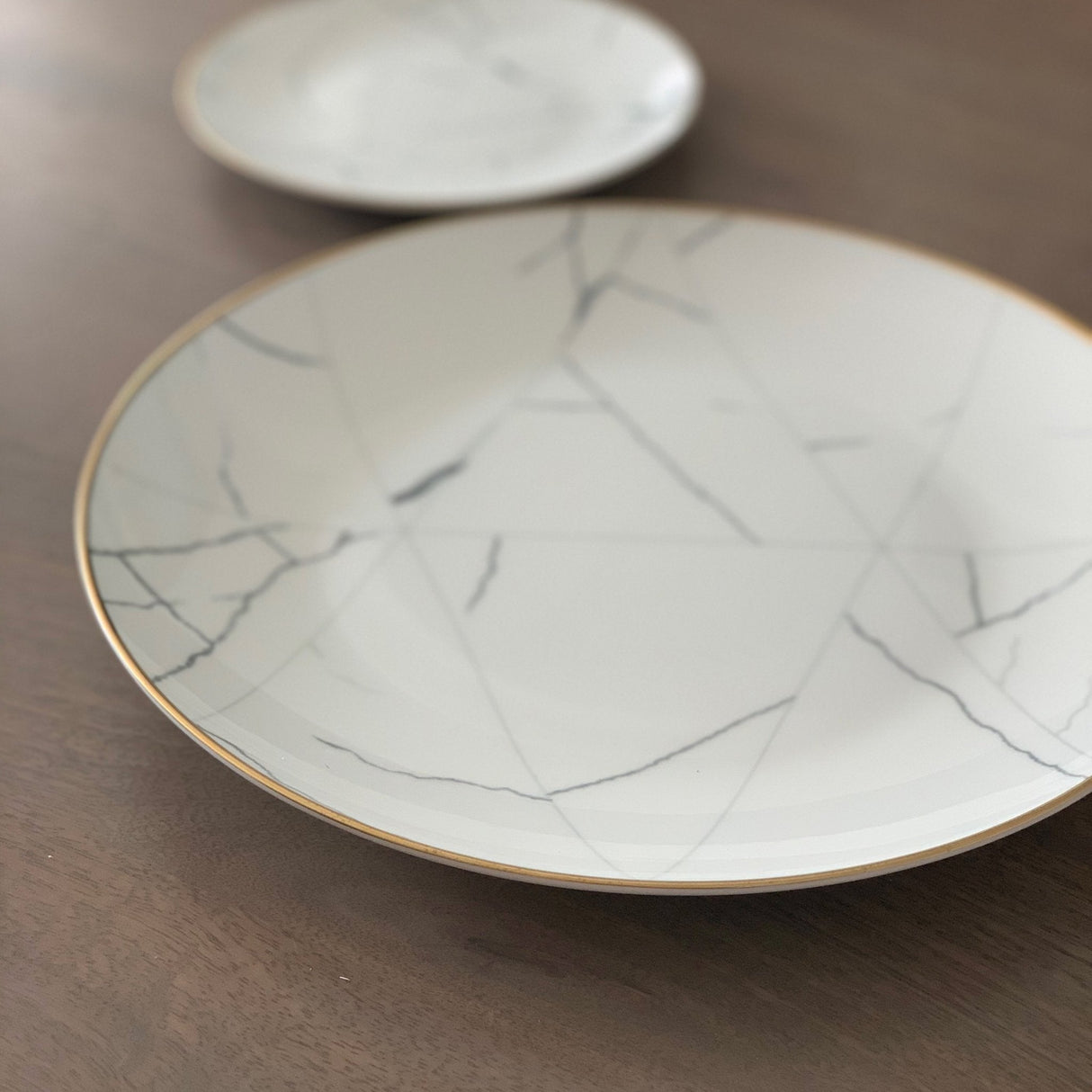 Marble Pattern Bone China Dinnerware