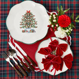 Mrs. Alice Christmas Tree Dinner Plate (Set of 4)