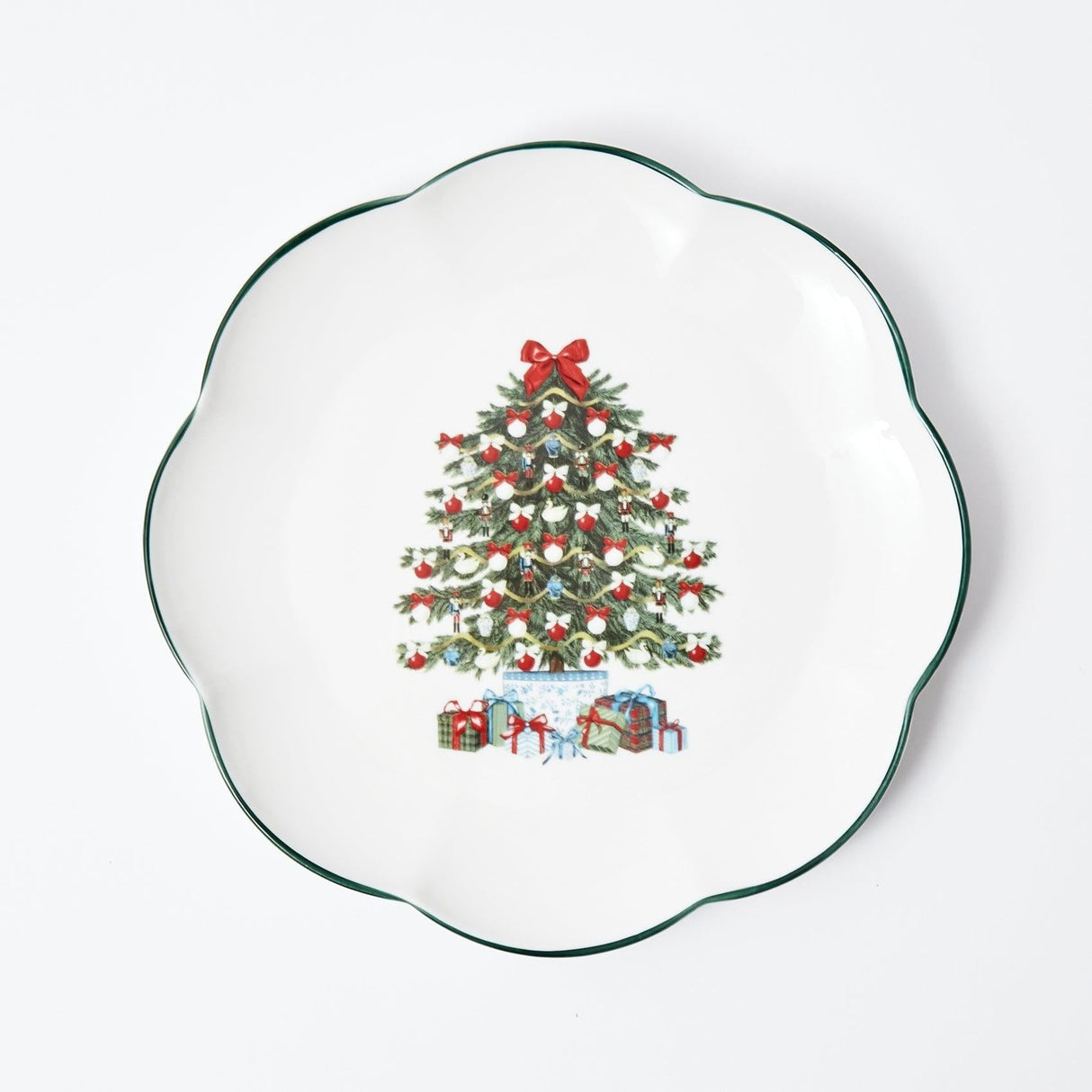 Mrs. Alice Christmas Tree Dinner Plate (Set of 4)