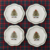 Mrs. Alice Christmas Tree Starter Plate (Set of 4)