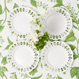 White Lace Starter Plates (Set of 4)