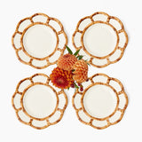 Petal Bamboo Starter Plate (Set of 4)