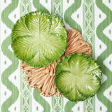 Serena Green Cabbage Dinner & Starter Plates (Set of 8)