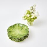 Serena Green Cabbage Starter Plate (Set of 4)