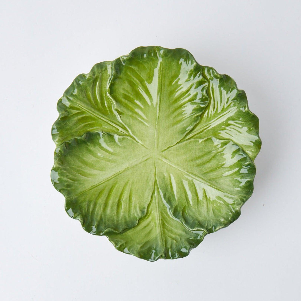 Serena Green Cabbage Starter Plate (Set of 4)