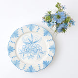 Seville Blue Gardênia Starter Plate (set of 4)