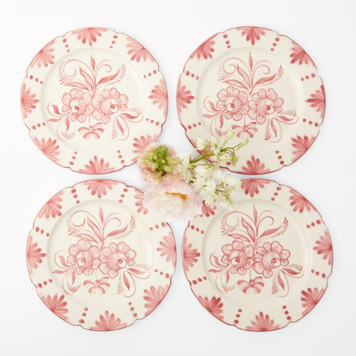 Seville Pink Gardênia Dinner Plate (set of 4)