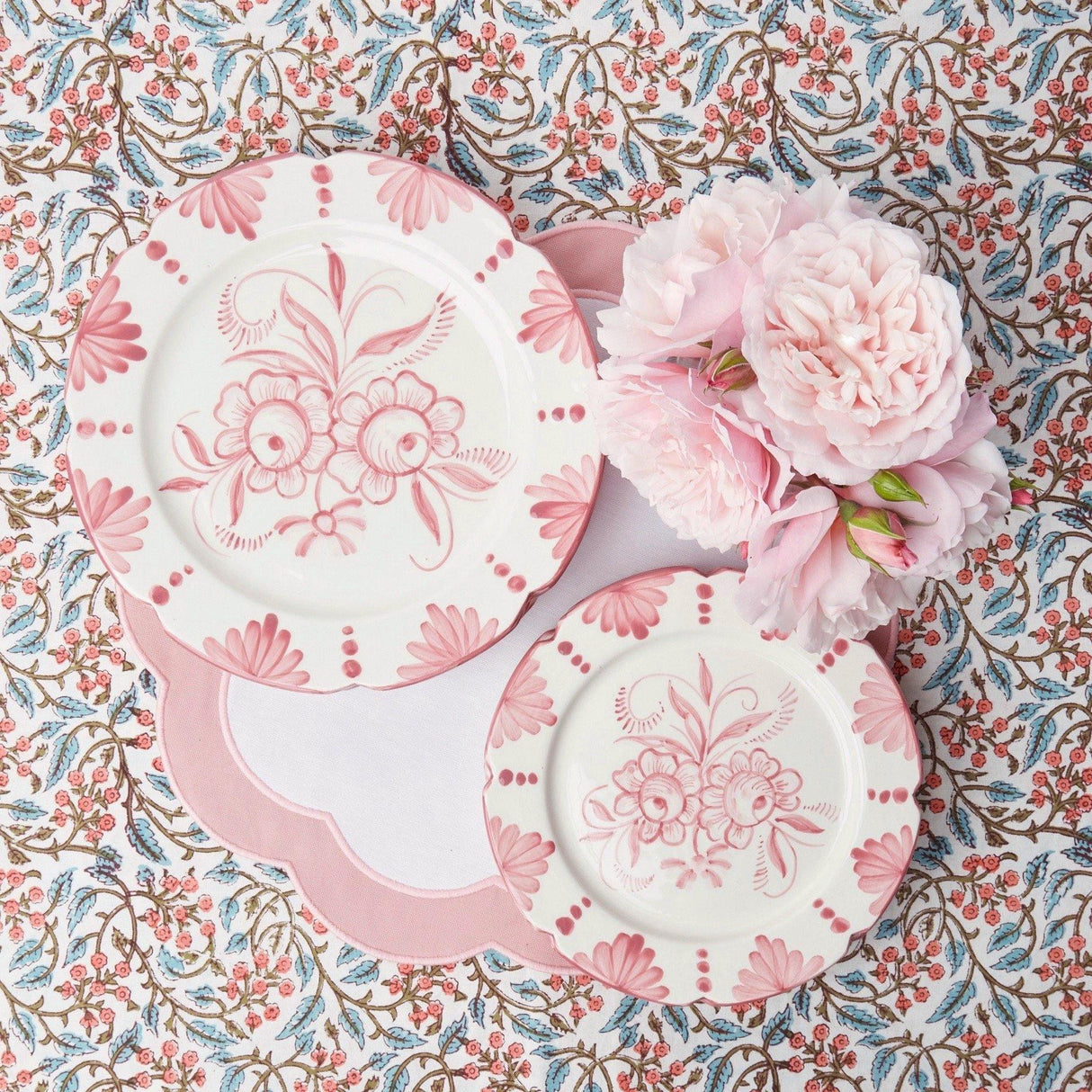 Seville Pink Gardênia Dinner Plate (set of 4)