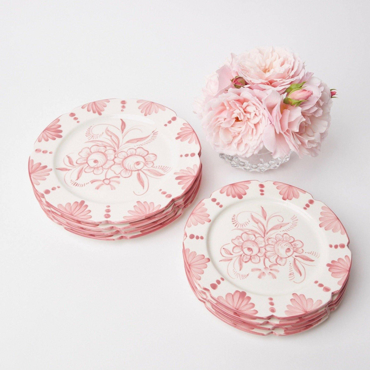 Seville Pink Gardênia Starter Plate (set of 4)