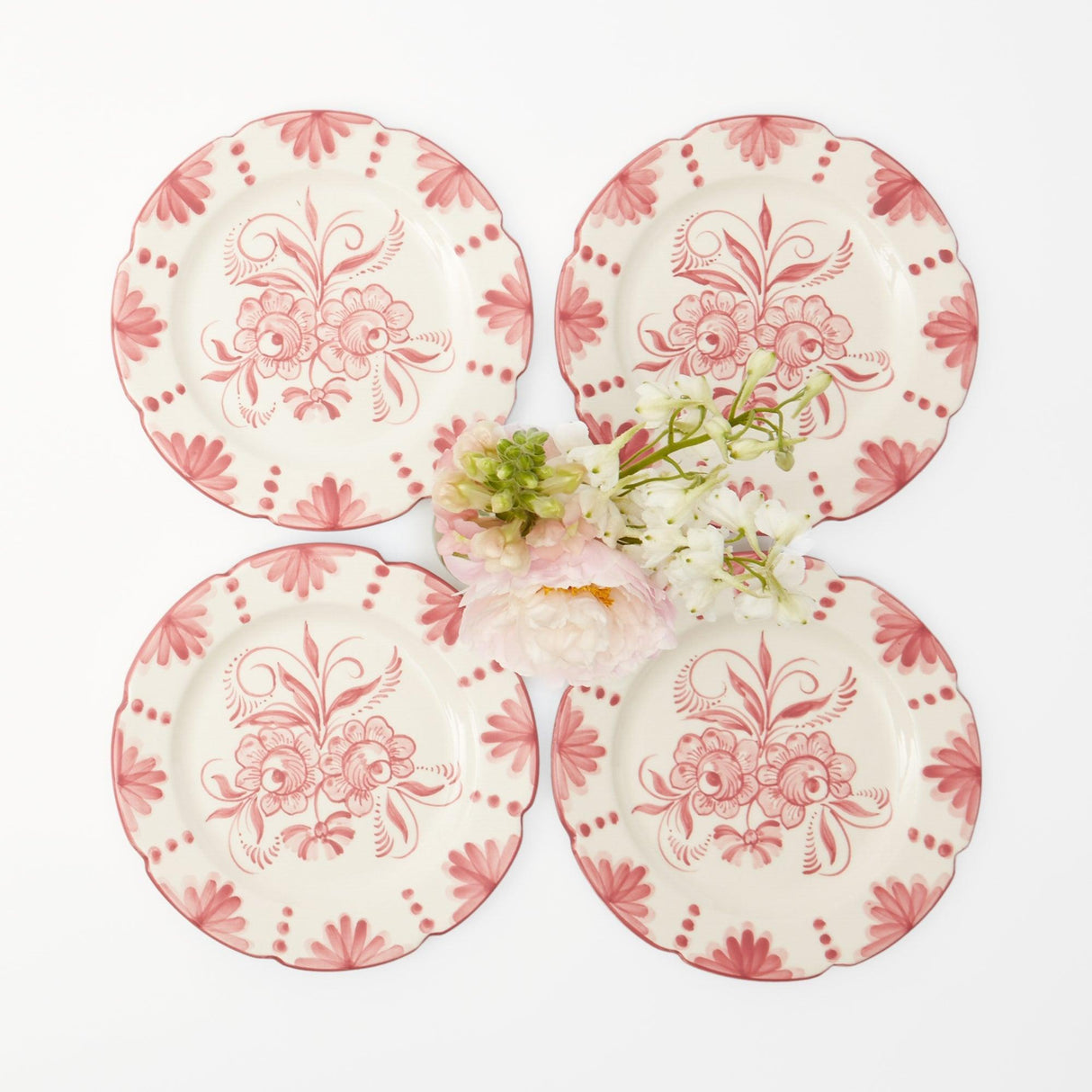 Seville Pink Gardênia Starter Plate (set of 4)