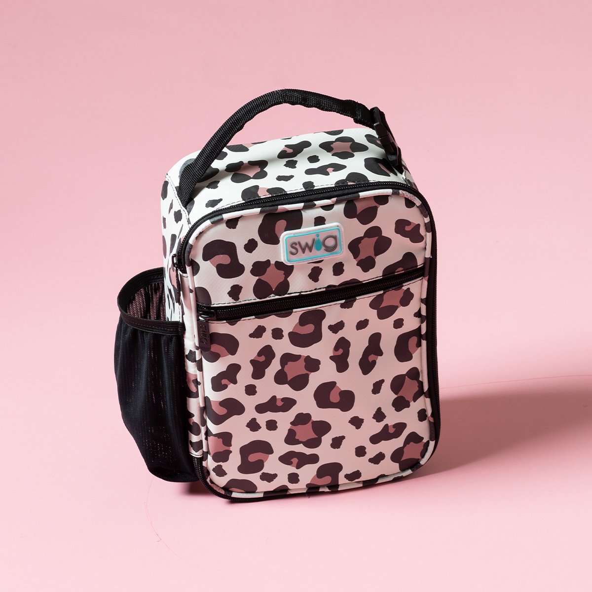 Bolsa para almuerzo Boxxi de lujo con estampado de leopardo