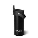 Black Flip + Sip Slim Tumbler (12oz)