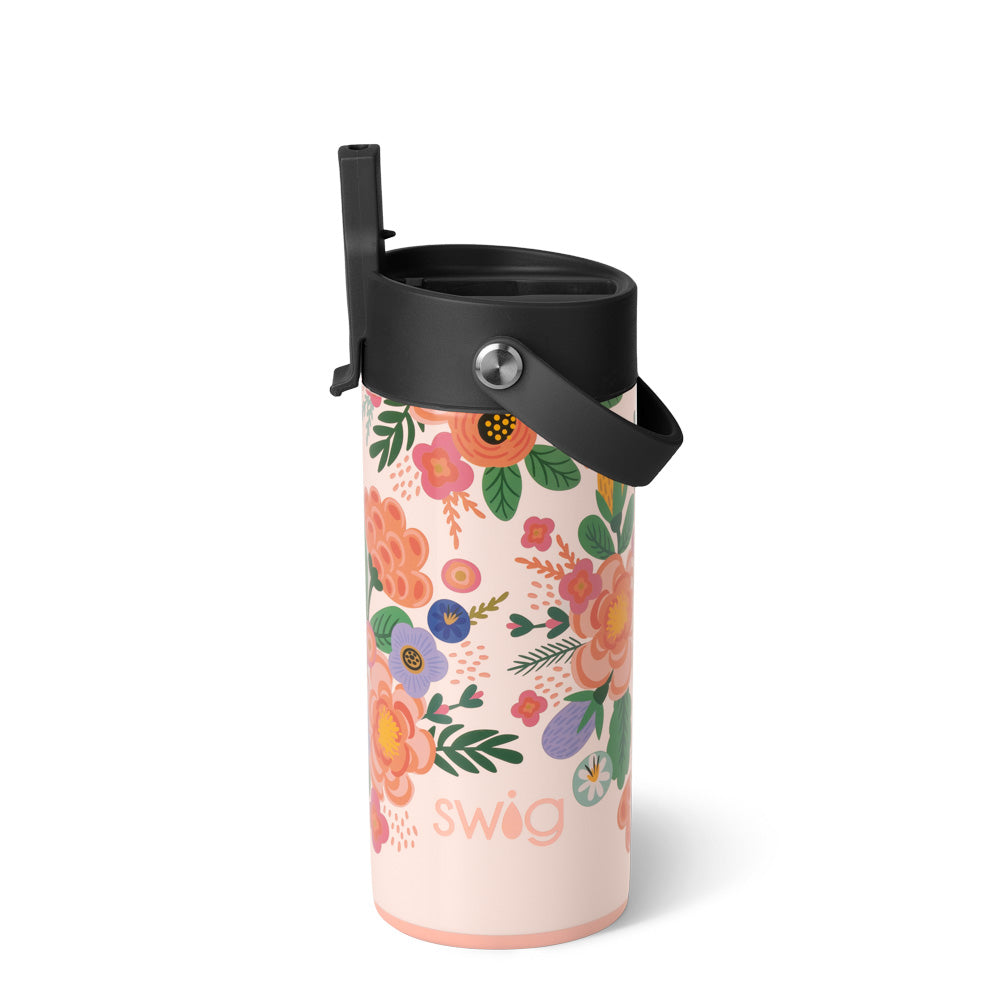 Full Bloom Flip + Sip Slim Tumbler (12oz)