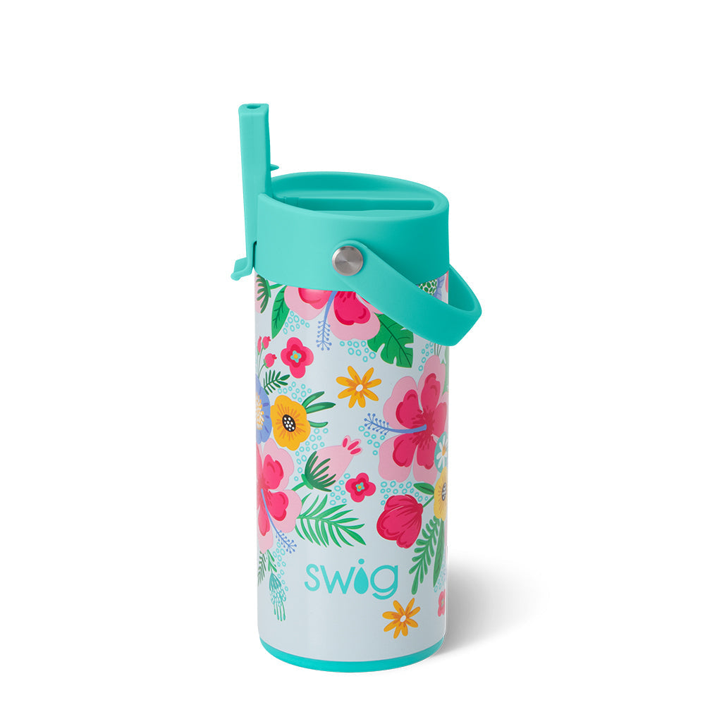 Island Bloom Flip + Sip Slim Tumbler (12oz)