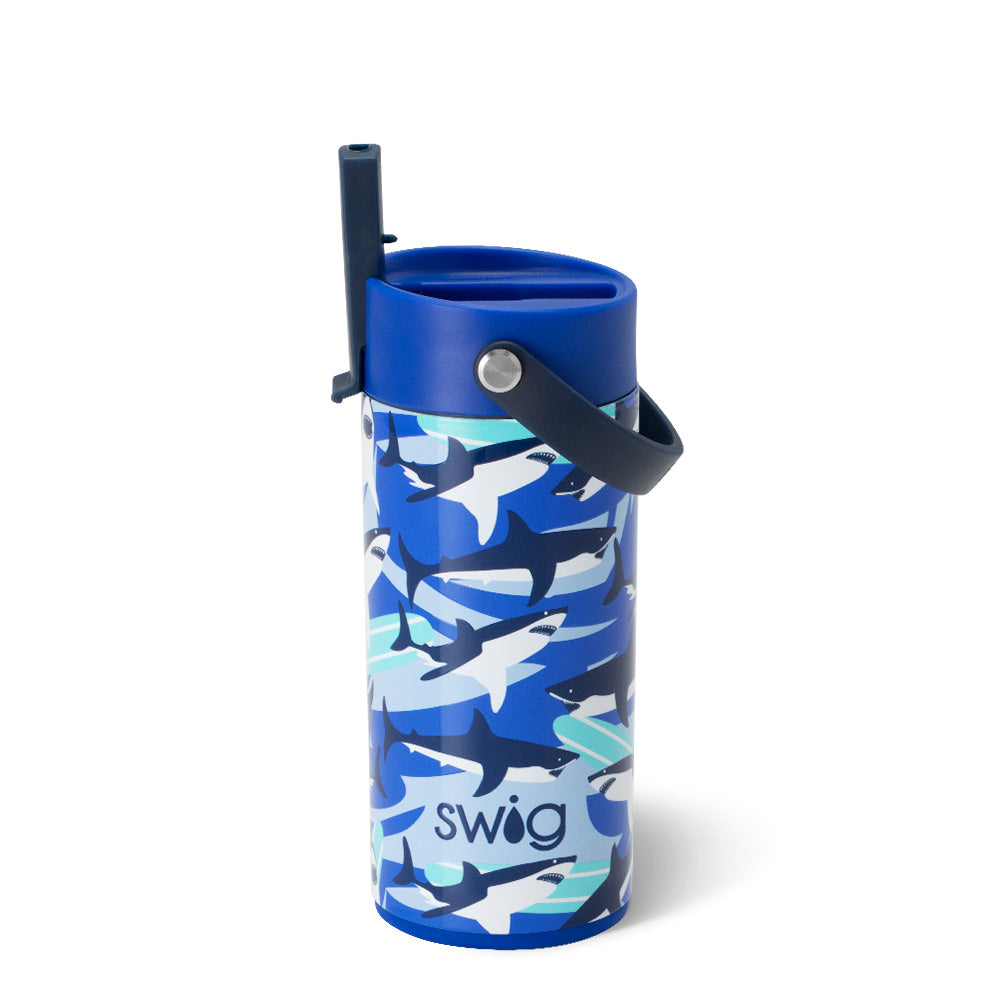 Shark Fin Flip + Sip Slim Tumbler (12oz)