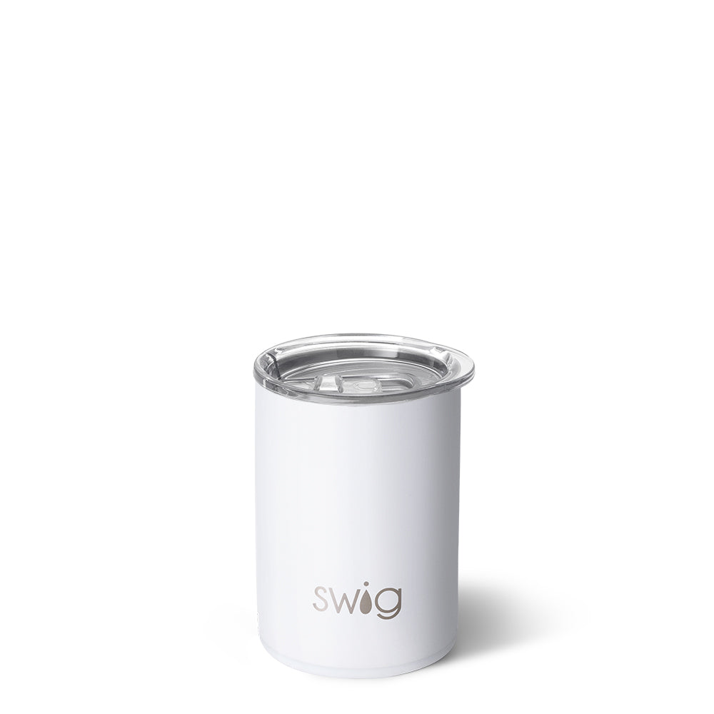 White Short Tumbler (12oz)