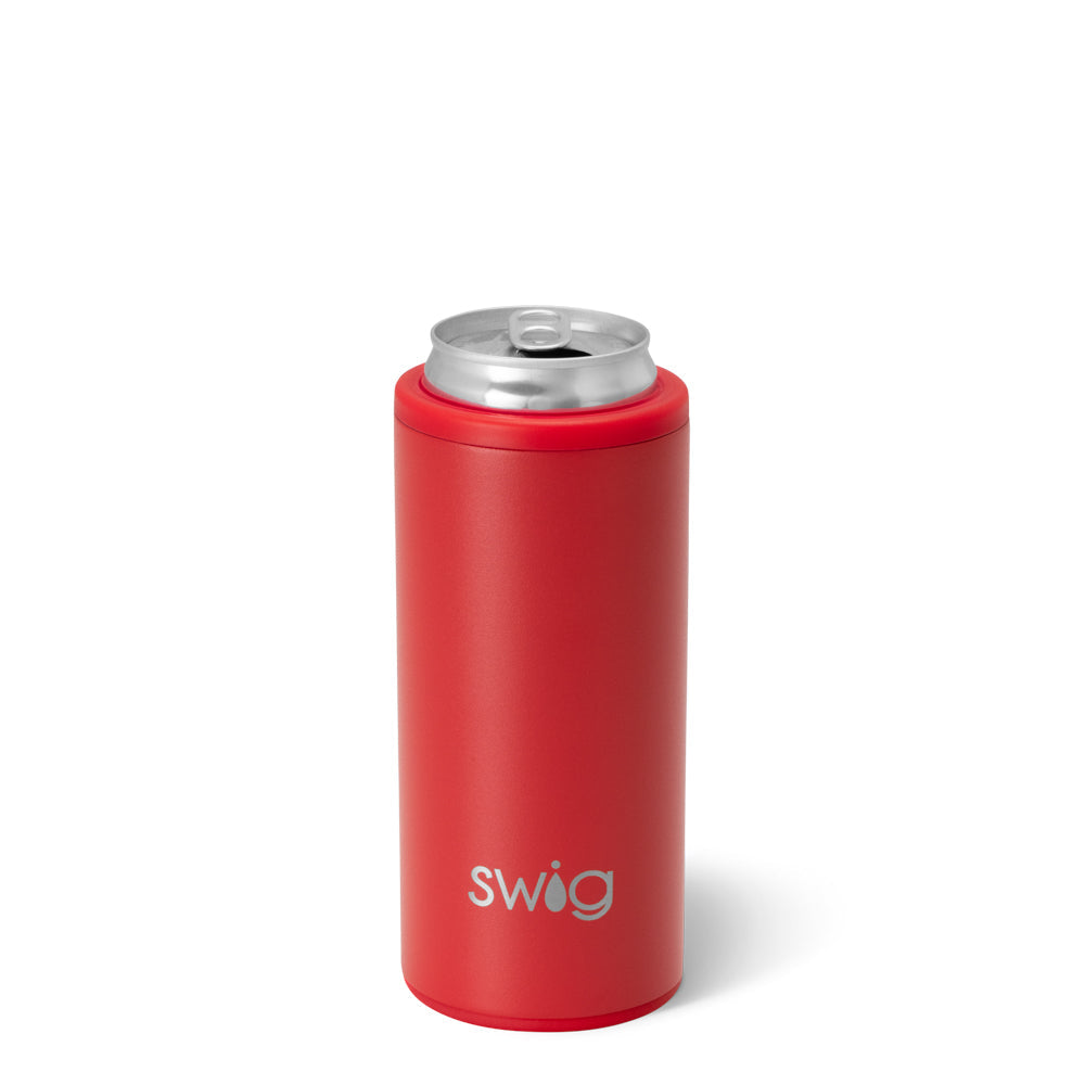 Red Skinny Can Cooler (12oz)