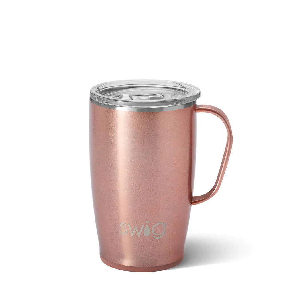 Travel Mug - Shimmer Rose Gold