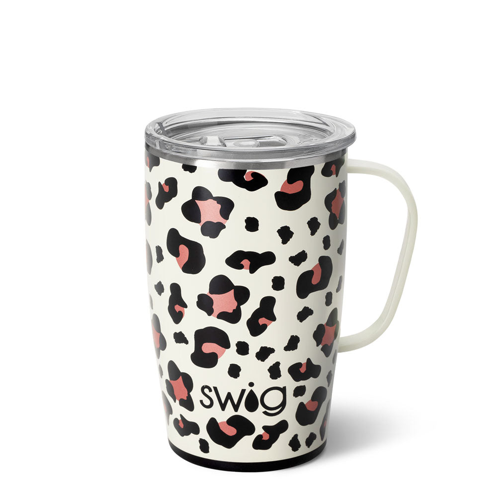 Taza de viaje Luxy Leopard (18 oz)