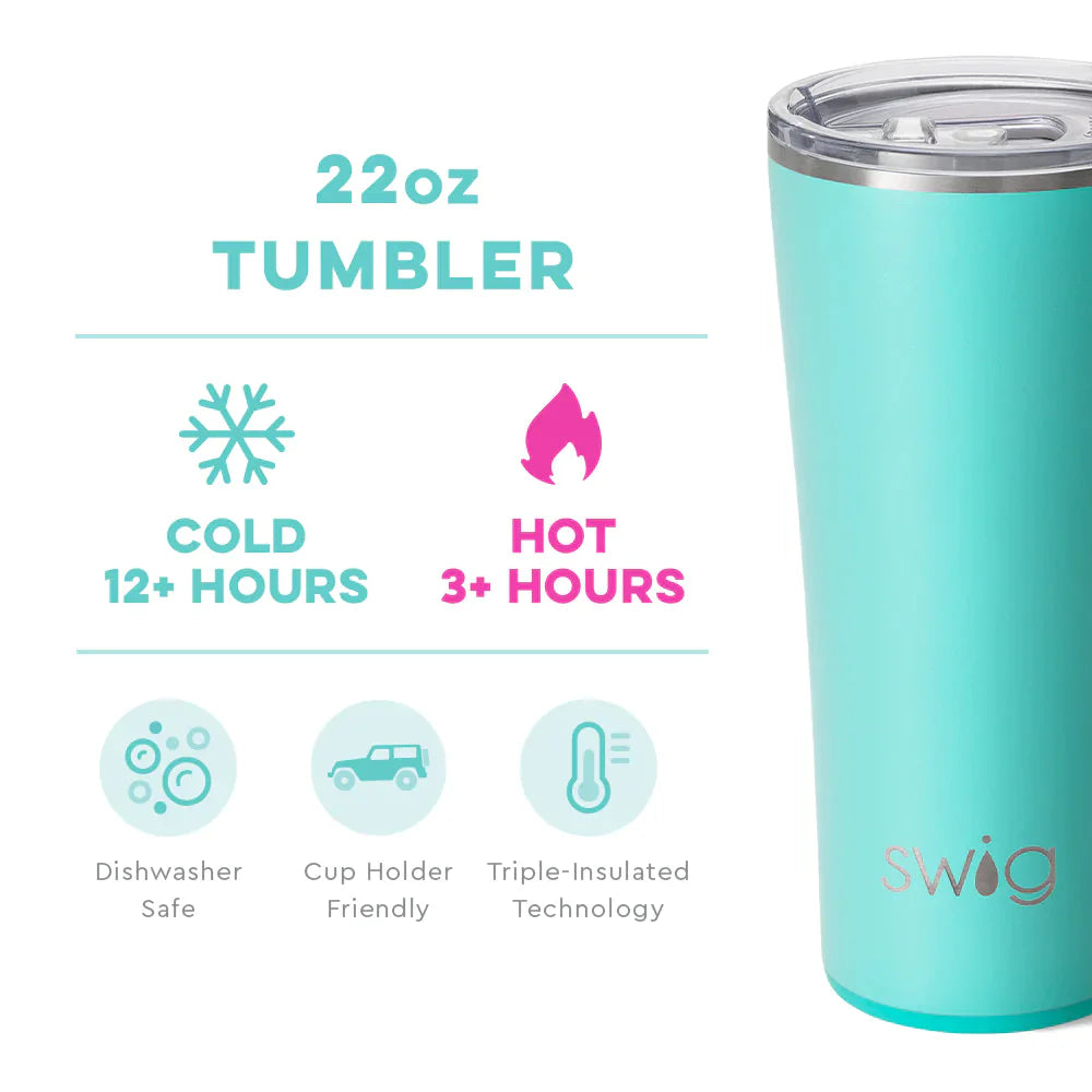 Tumbler - Matte Aqua