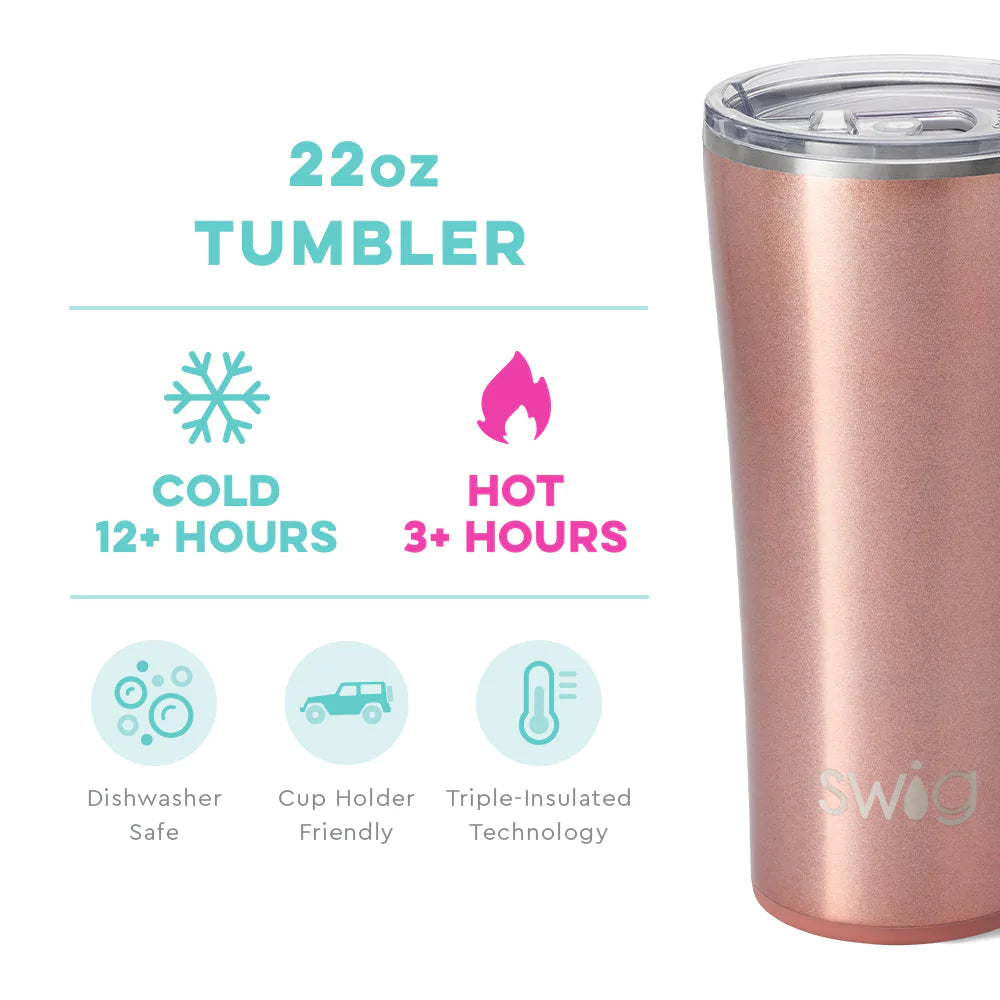 Tumbler - Shimmer Rose Gold