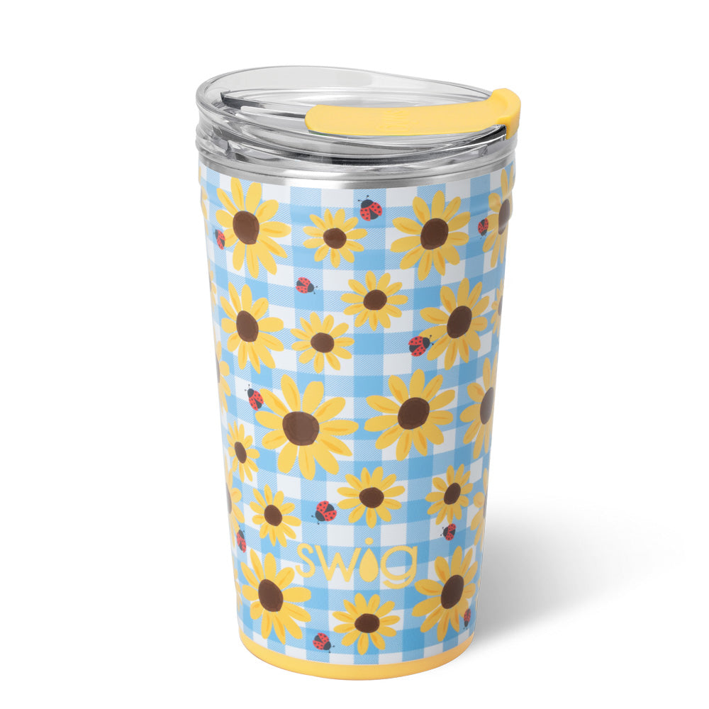 Vaso para fiesta con forma de canasta de picnic (24 oz)