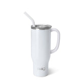 Taza gigante de color blanco brillante (30 oz)