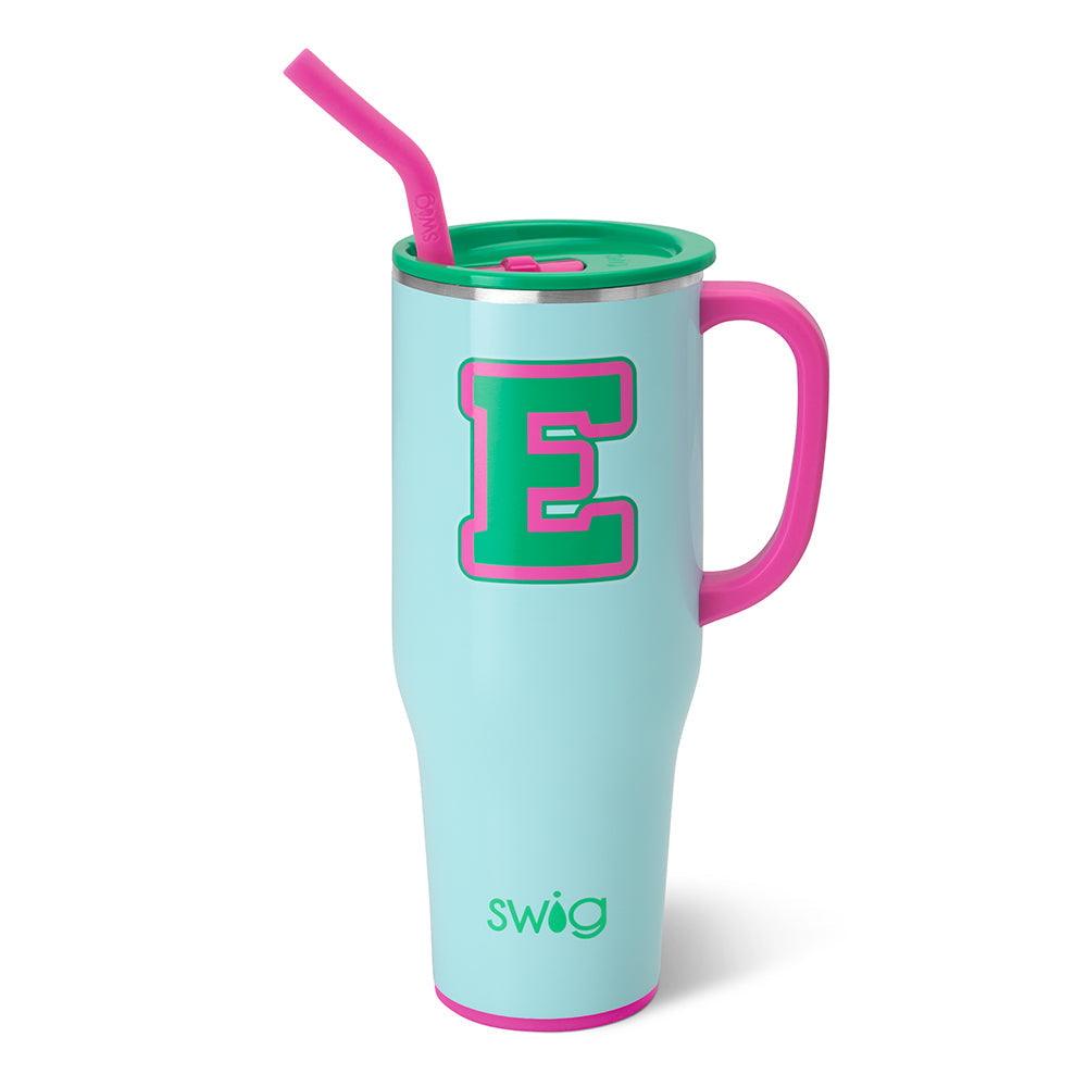 Prep Rally Initial E Mega Mug (40oz)