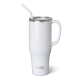 Shimmer White Mega Mug (40oz)