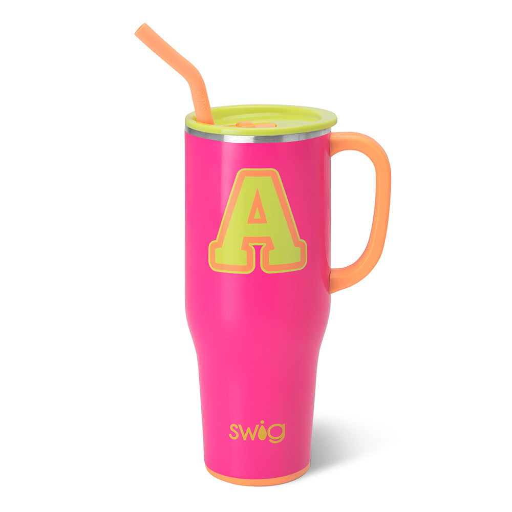 Tutti Frutti Initial A Mega Mug (40oz)