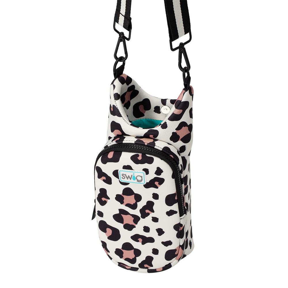 Luxy Leopard Water Bottle Sling