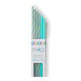 Rainbow + Aqua Reusable Straw Set