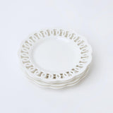 White Lace Starter Plates (Set of 4)